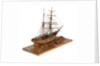 Full hull model of 'Leon' (1880) starboard quarter view by Harold A. Underhill