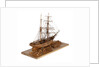Full hull model of 'Leon' (1880) starboard quarter view by Harold A. Underhill