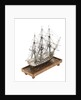 French prisoner of war model of a 74-gun two-decker by unknown