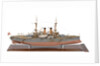 Shipbuilder's model of Japanese battleship HIJMS 'Fuji' (1896) by E. Roberts