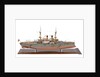 Shipbuilder's model of Japanese battleship HIJMS 'Fuji' (1896) by E. Roberts