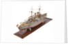 Shipbuilder's model of Japanese battleship HIJMS 'Fuji' (1896) by E. Roberts