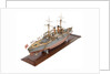 Shipbuilder's model of Japanese battleship HIJMS 'Fuji' (1896) by E. Roberts