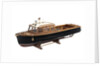 Service vessel; Police launch; River Thames launch by unknown
