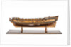 A model of a warship; 22 guns by unknown