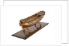 A model of a warship; 22 guns by unknown