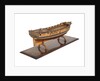 A model of a warship; 22 guns by unknown