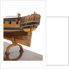 A model of a warship; 22 guns by unknown