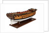 A model of a warship (1741), sixth rate, sloop, 24 guns by unknown