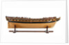 Contemporary full hull model 'Minerva' (1780), a 38-gun frigate by G.W. French