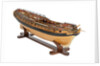 Contemporary full hull model 'Minerva' (1780), a 38-gun frigate by G.W. French