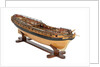 Contemporary full hull model 'Minerva' (1780), a 38-gun frigate by G.W. French