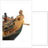 Contemporary full hull model 'Minerva' (1780), a 38-gun frigate by G.W. French