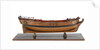 Full hull model of a single-masted hoy or yacht by unknown