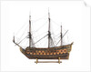 Navy board model of warship 'St Michael (1669)', 98 guns, 1st rate by unknown
