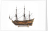 Navy board model of warship 'St Michael (1669)', 98 guns, 1st rate by unknown