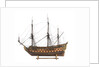 Navy board model of warship 'St Michael (1669)', 98 guns, 1st rate by unknown