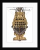 Navy board model of warship 'St Michael (1669)', 98 guns, 1st rate by unknown