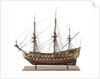 Ship of 90-guns by unknown