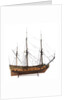 Model of a warship (1685), 40 guns by unknown
