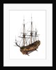 Model of a warship (1685), 40 guns by unknown