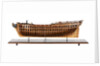 Contemporary full hull model of the 'Winchelsea' (circa 1764) a frigate of 32 guns by Thomas Burroughs