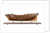 Contemporary full hull model of the 'Winchelsea' (circa 1764) a frigate of 32 guns by Thomas Burroughs