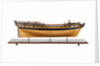Contemporary full hull model of the 'Winchelsea' (circa 1764) a frigate of 32 guns by Thomas Burroughs