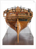 Contemporary full hull model of the 'Winchelsea' (circa 1764) a frigate of 32 guns by Thomas Burroughs