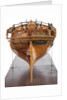 Contemporary full hull model of the 'Winchelsea' (circa 1764) a frigate of 32 guns by Thomas Burroughs