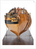 Contemporary full hull model of the 'Winchelsea' (circa 1764) a frigate of 32 guns by Thomas Burroughs