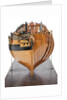 Contemporary full hull model of the 'Winchelsea' (circa 1764) a frigate of 32 guns by Thomas Burroughs