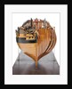 Contemporary full hull model of the 'Winchelsea' (circa 1764) a frigate of 32 guns by Thomas Burroughs