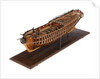 Contemporary full hull model of the 'Winchelsea' (circa 1764) a frigate of 32 guns by Thomas Burroughs