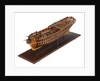 Contemporary full hull model of the 'Winchelsea' (circa 1764) a frigate of 32 guns by Thomas Burroughs