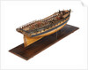 Contemporary full hull model of the 'Winchelsea' (circa 1764) a frigate of 32 guns by Thomas Burroughs