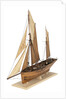 Model of the fishing smack 'Authentic' by J.W. Hodgson