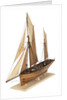 Model of the fishing smack 'Authentic' by J.W. Hodgson