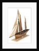 Model of the fishing smack 'Authentic' by J.W. Hodgson