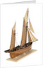 Model of the fishing smack 'Authentic' by J.W. Hodgson
