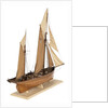 Model of the fishing smack 'Authentic' by J.W. Hodgson