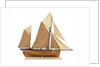 Model of the fishing smack 'Authentic' by J.W. Hodgson