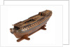 Contemporary full hull model of the 'L'Éole' (1789), a French 74-gun two-decker ship of the line by Unknown