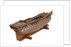 Contemporary full hull model of the 'L'Éole' (1789), a French 74-gun two-decker ship of the line by Unknown