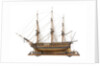 French 44-46 Gun Frigate by unknown