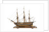 French 44-46 Gun Frigate by unknown