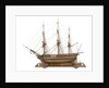 French 44-46 Gun Frigate by unknown