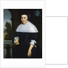 Portrait of Anna van Gelder by Hendrick Berckman