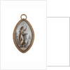 Symbolic female figure with an anchor, representing 'Hope' by unknown