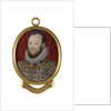 A young Elizabethan man, called Robert Devereux, 2nd Earl of Essex (1565-1601) by Hilliard/Oliver school